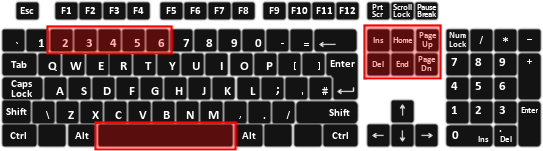 Keyboard Layout - Driving (for the class 323 EMU)